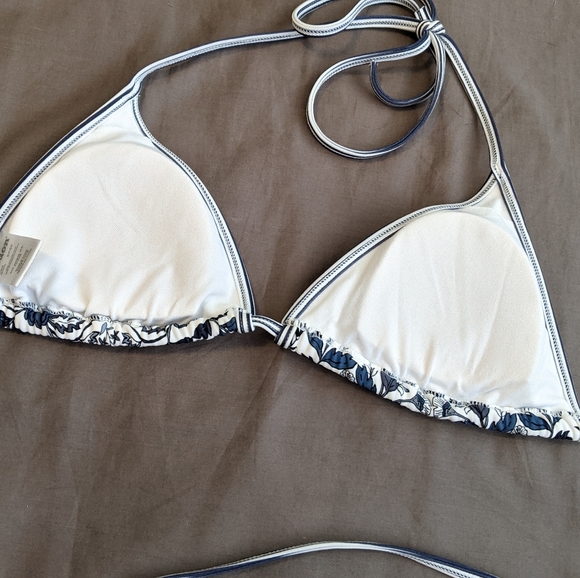 Eidon Flower Pattern Bikini Top Small - Picture 4 of 5